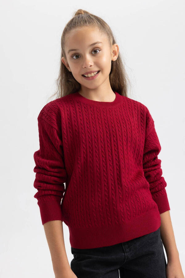 Girls' bike neck sweater - 3