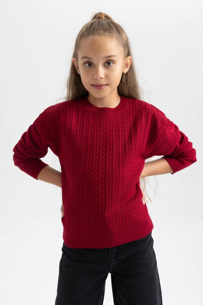 Girls' bike neck sweater - 4