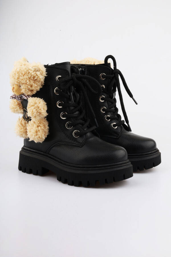 Girls' boots, warm, orthopedic, fur lined. - 3