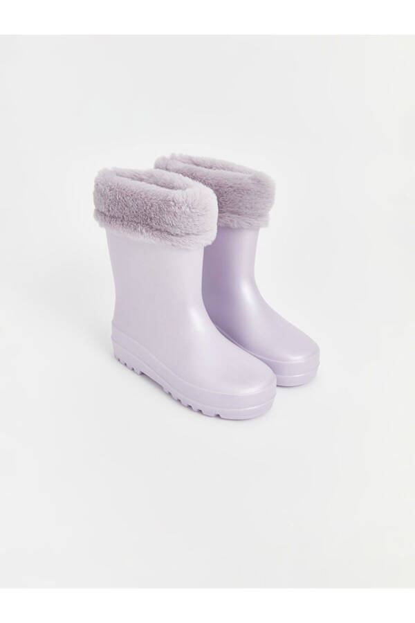 Girls' boots with fur details - 1