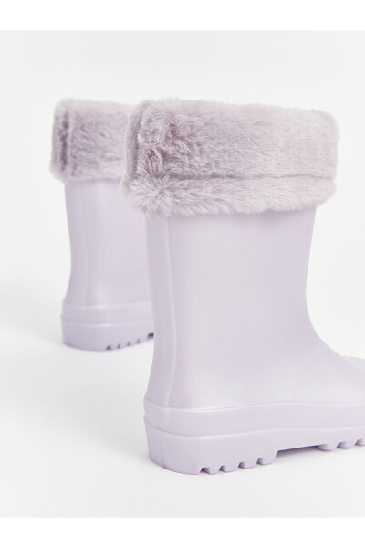 Girls' boots with fur details - 4