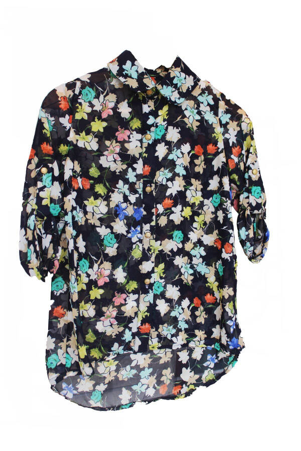 Girls' Chiffon Blouse - 1