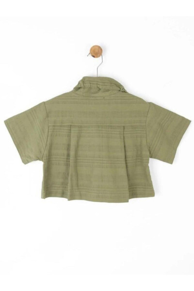 Girls Cotton Linen Safari Jacket - 5