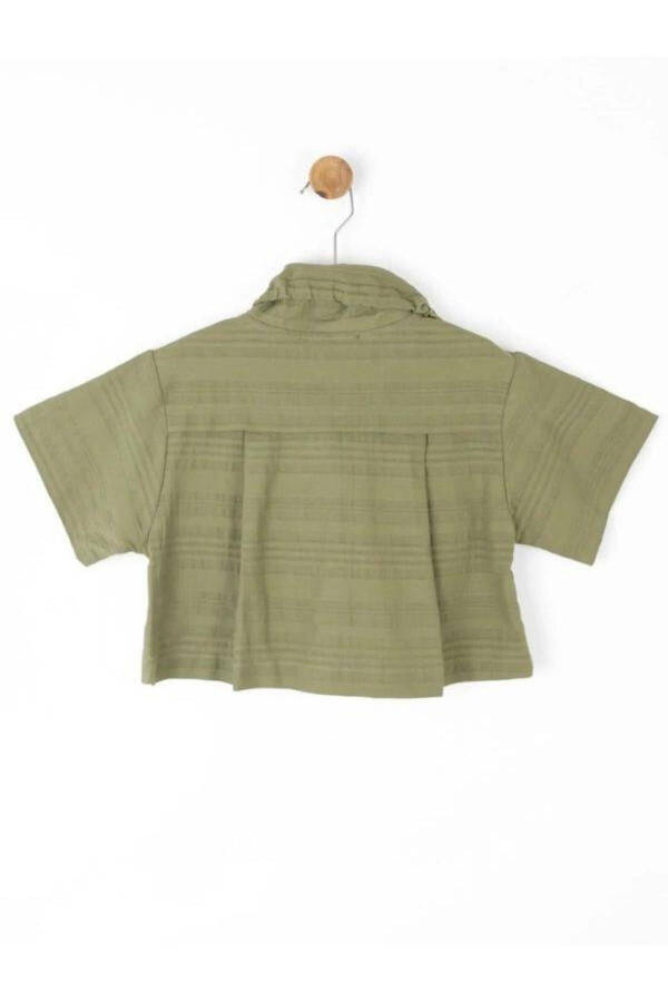 Girls Cotton Linen Safari Jacket - 5