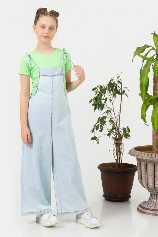 Girls Denim Overalls - 1