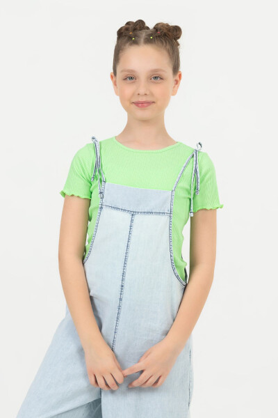 Girls Denim Overalls - 2