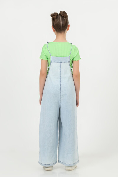 Girls Denim Overalls - 3