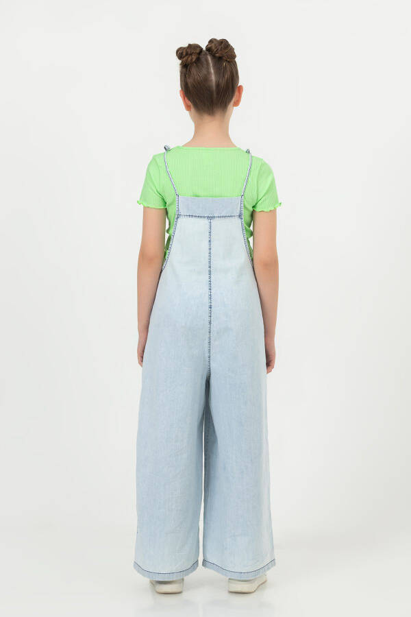 Girls Denim Overalls - 3