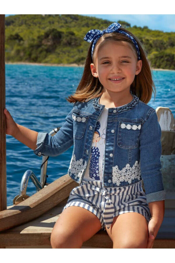 Girls' Denim Padded Jacket 3475 - 7