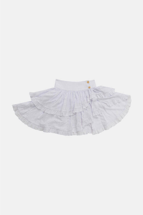 Girls' Ecru Skirt 23ss2tj4314 - 12