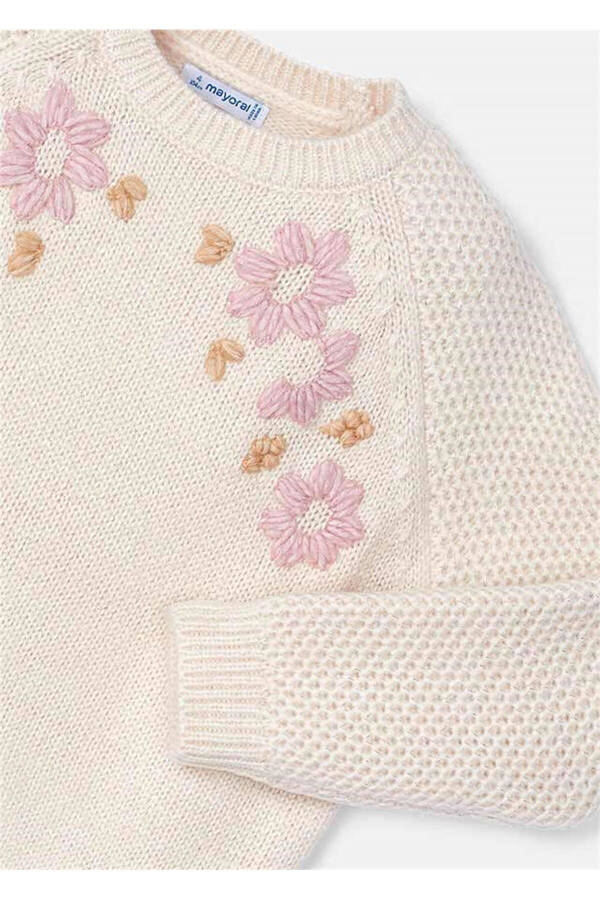 Girls' Floral Sweater 4354 - 2