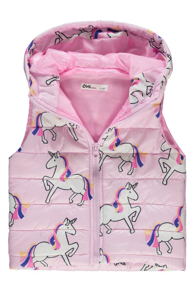 Girls Hooded Vest (2-5 Years) - 3