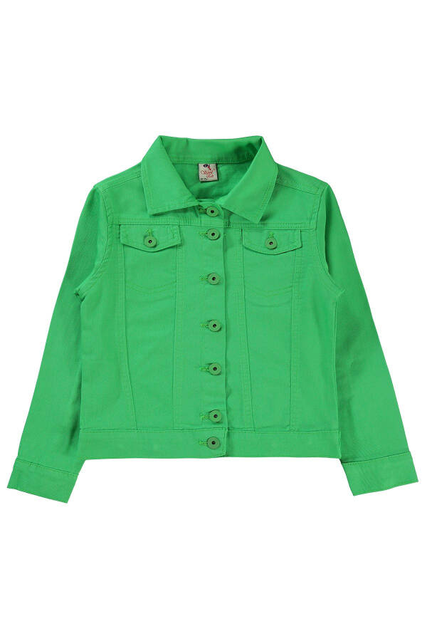 Girls Jacket 10-13 Years Old Green - 3