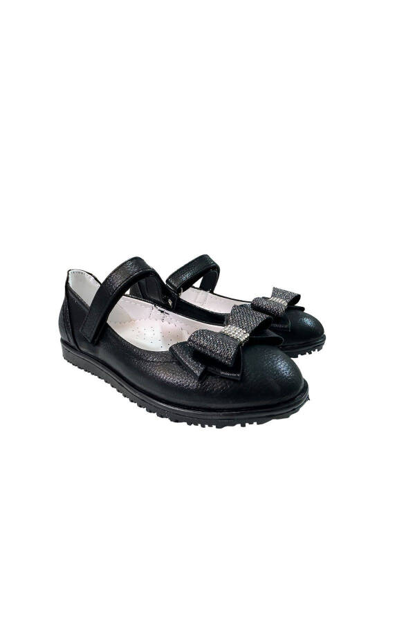 Girls' Leather Look Ballerina Shoes for Everyday and School Use - 6