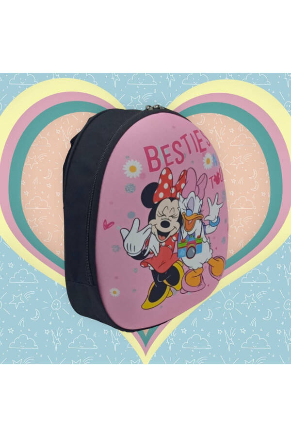 Girls Minnie Mouse and Daisy Character 3-6 Year Old Kindergarten and Daily Small Backpack - 7