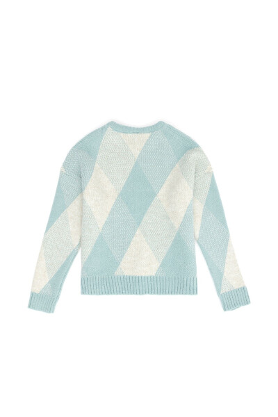 Girl's Mint Crew Neck Sweater 50271890-VR090 - 7