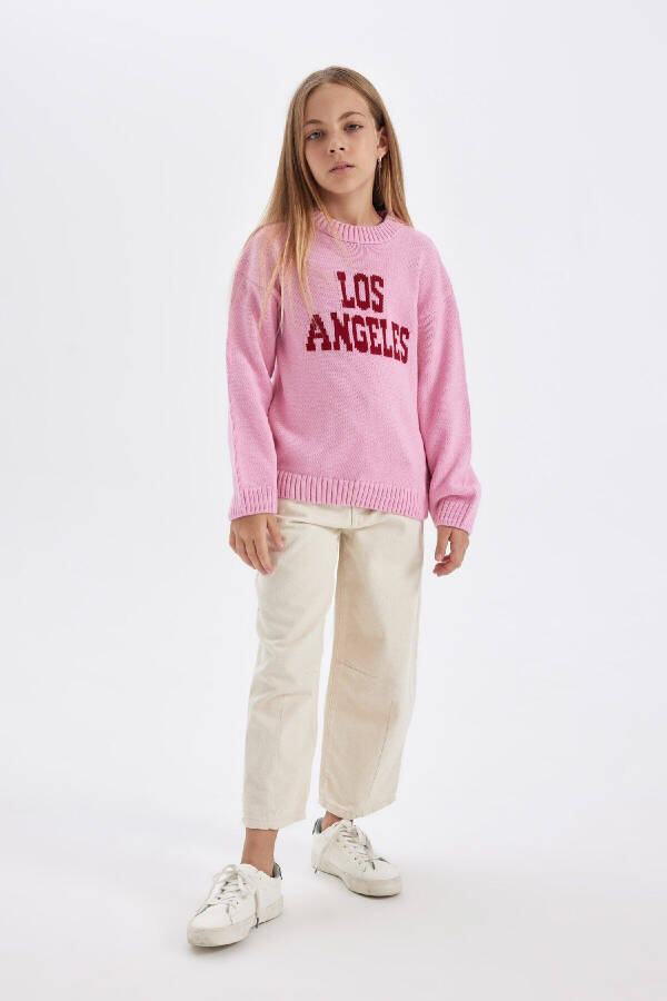 Girls Oversize Fit Crew Neck Sweater C6904A824AU - 2