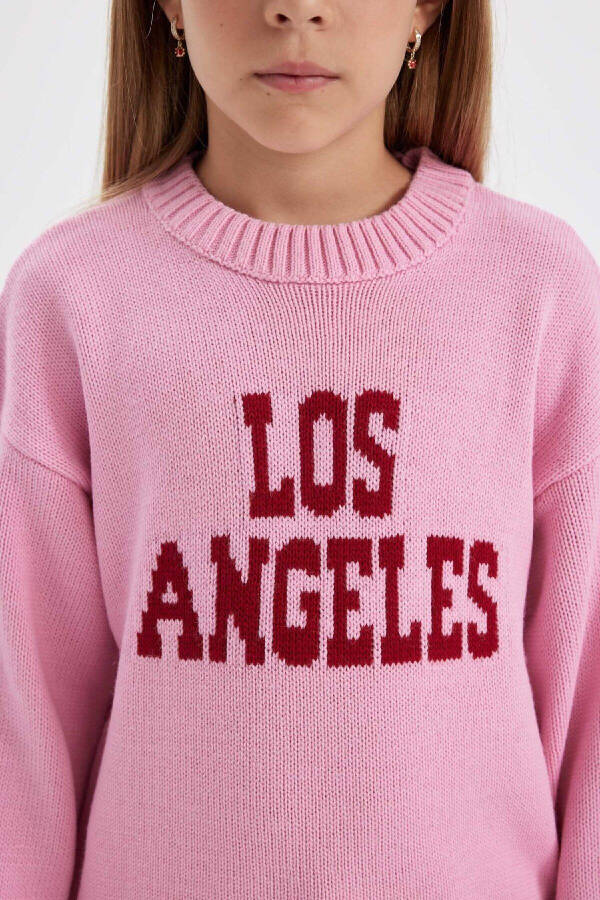 Girls Oversize Fit Crew Neck Sweater C6904A824AU - 5