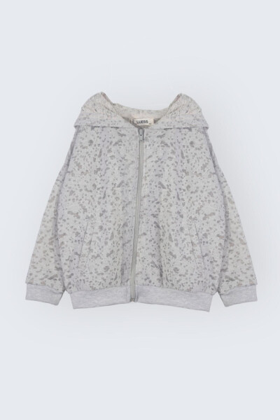 Girls' Oversized Zip-Up Seasonal Cardigan (2-3 Years 7-8 Years) - 2