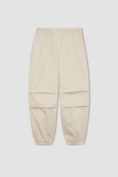 Girls' Parachute Cotton Trousers - 4