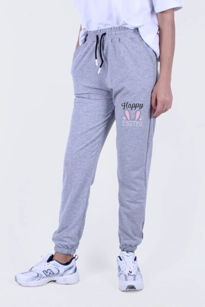 Girls Plain Printed Sweatpants - 2