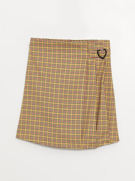 Girls' Pleated Skirt with Elastic Waistband - 3