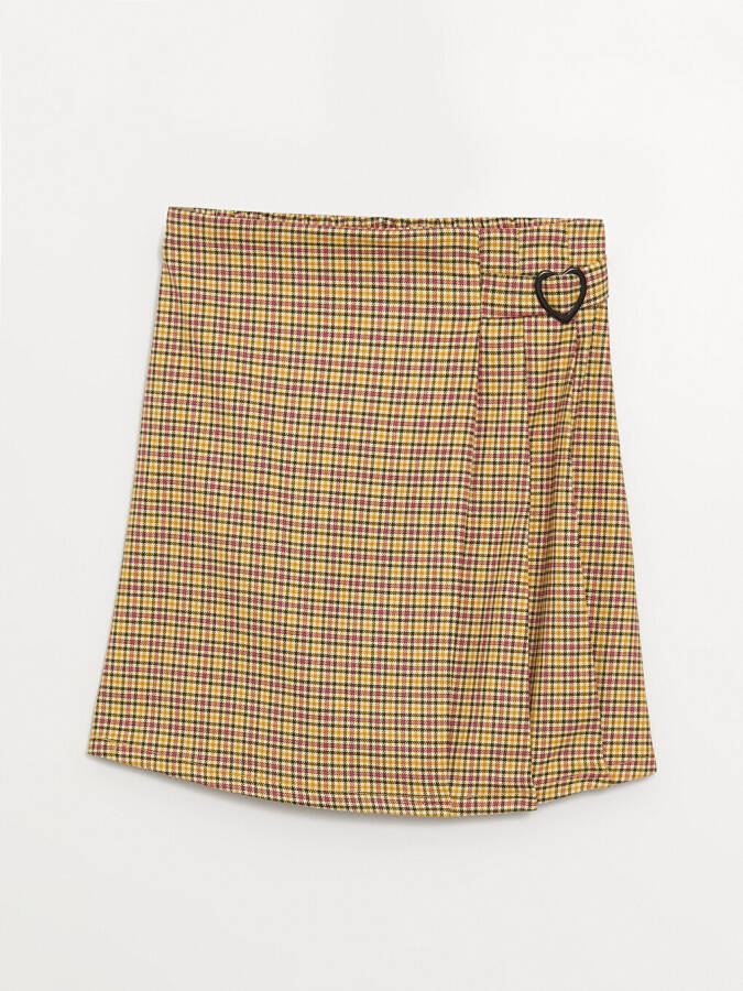 Girls' Pleated Skirt with Elastic Waistband - 3