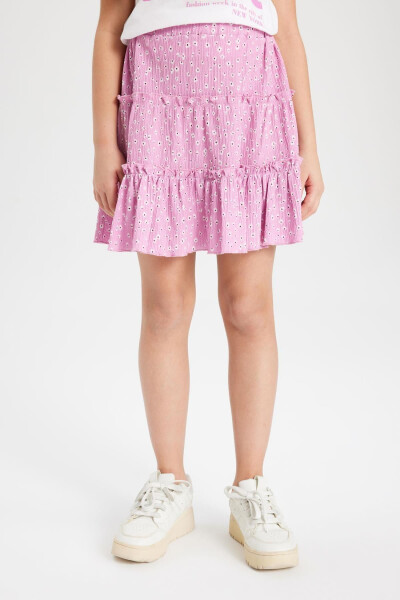 Girls' Printed Burumcuk Skirt B4460A824SM - 6