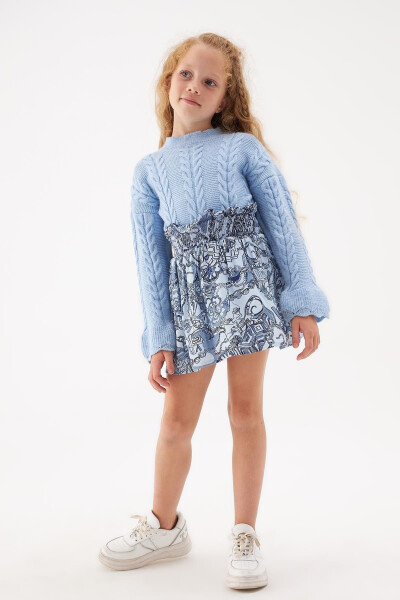 Girls' Printed Skirt 22fw0tj4307 - 1