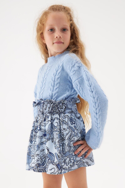 Girls' Printed Skirt 22fw0tj4307 - 2