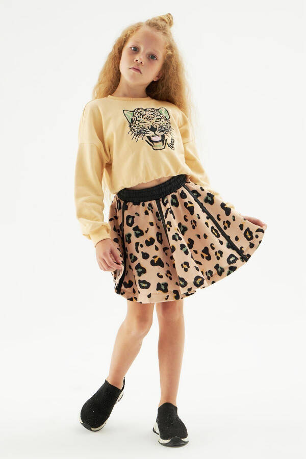 Girl's Printed Skirt 22fw0tj4310 - 1