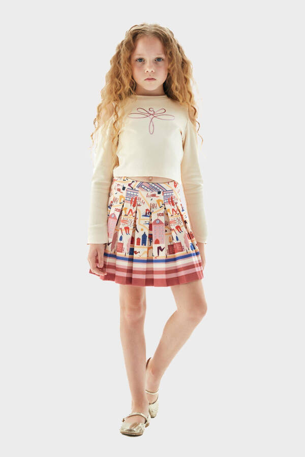 Girls Printed Skirt 23PFWTJ4306 - 8