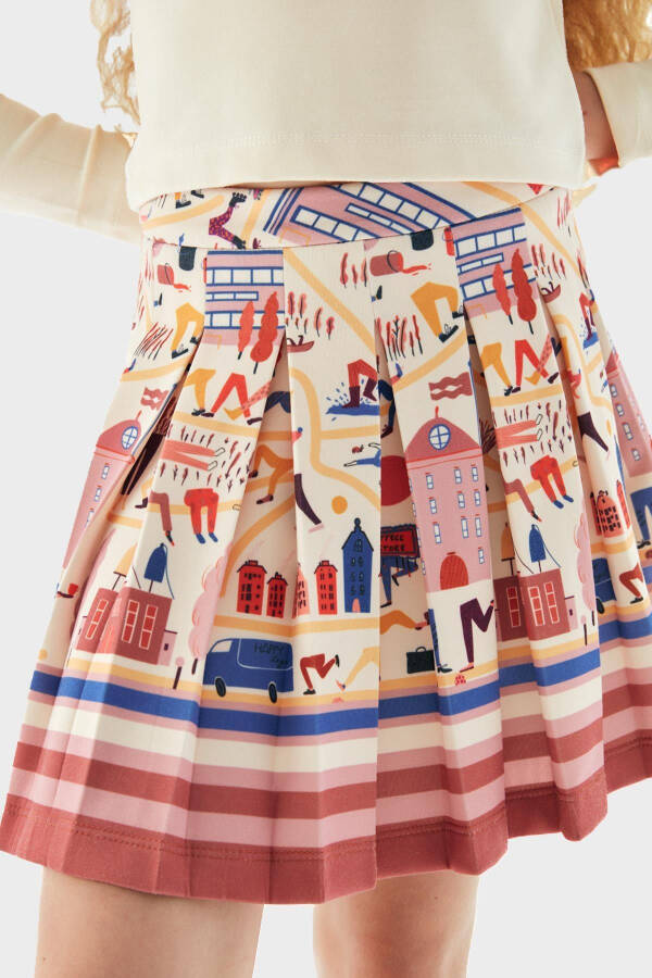 Girls Printed Skirt 23PFWTJ4306 - 10