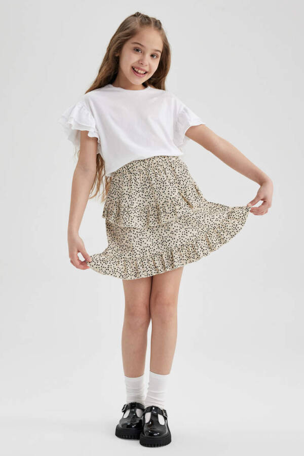 Girls' Printed Skirt - 1