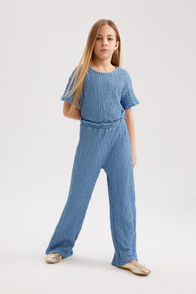 Girls' Short Sleeve Long Jumpsuit B4637a824sm - 9