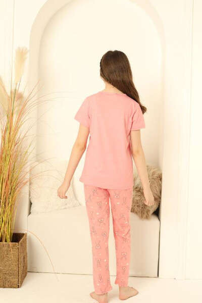 Girls' Short Sleeve Pajamas Set 20369 - 5