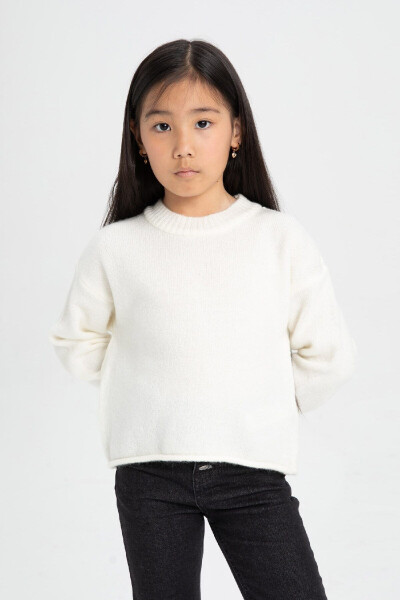 Girl's Standard Fit Crew Neck Sweater C6908A824AU - 4