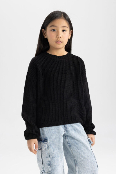 Girl's Standard Fit Crew Neck Sweater C6909A824AU - 3