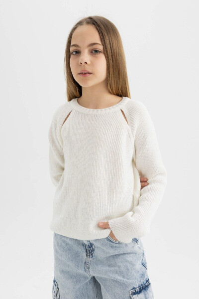 Girls Standard Fit Crew Neck Sweater C6910A824AU - 3