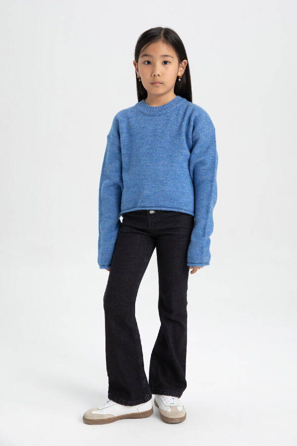 Girls' Standard Fit Crewneck Sweater C6908A824AU - 2