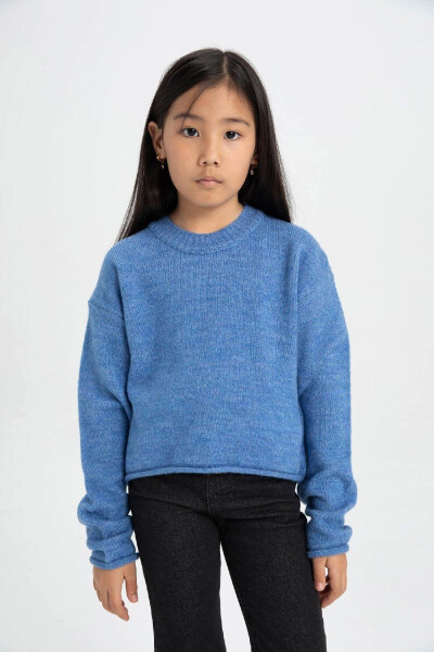 Girls' Standard Fit Crewneck Sweater C6908A824AU - 4