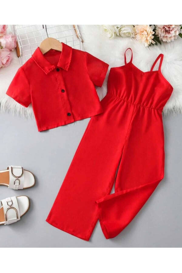 Girls' Style Jumpsuit Blouse - 2