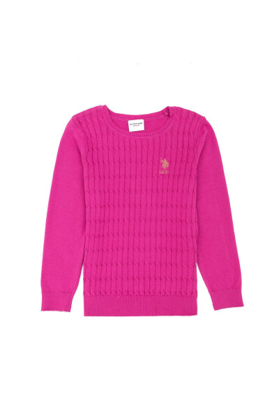 Girls Violet Basic Sweater 50269034-VR037 - 7