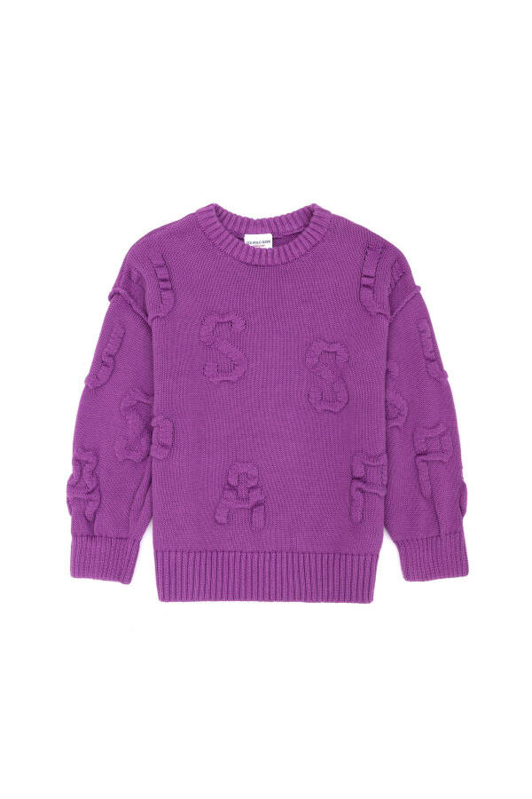 Girls' Violet Sweater 50271870-VR037 - 7