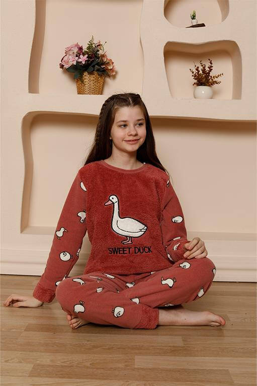 Girl's WelSoft Polar Mink Pajama Set 20525 - 2