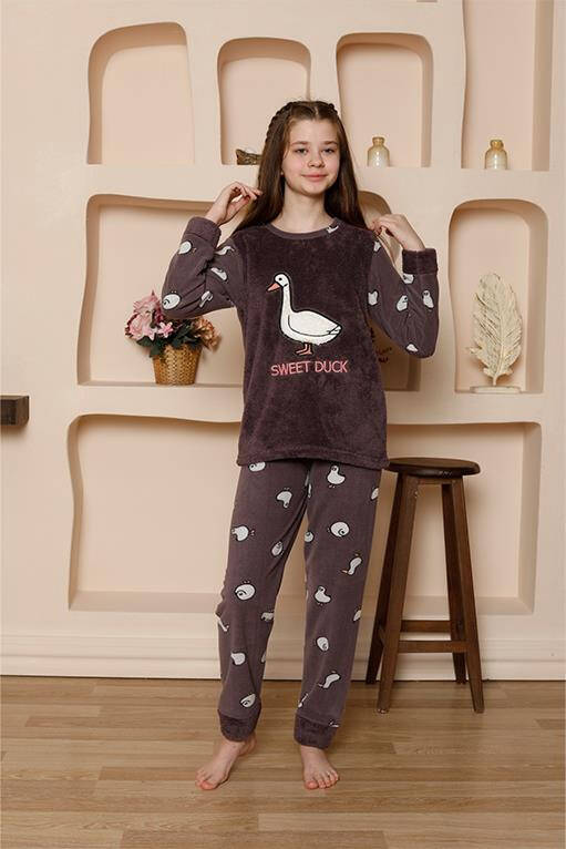 Girl's WelSoft Polar Plum Pajama Set 20525 - 2