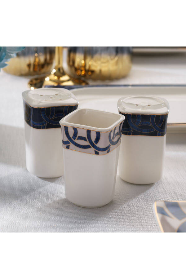 Glamor Blue Line Dinner Set - 60 Pieces - Blue - 3