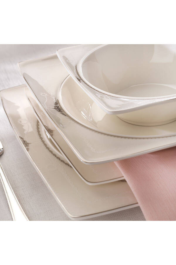 Glamor Nova Dinner Set 60 Pieces Platinum - 5