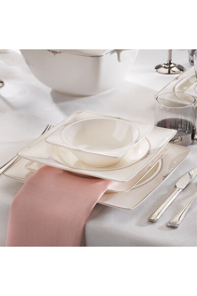 Glamor Nova Dinner Set 60 Pieces Platinum - 6