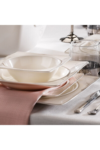 Glamor Nova Dinner Set 60 Pieces Platinum - 7